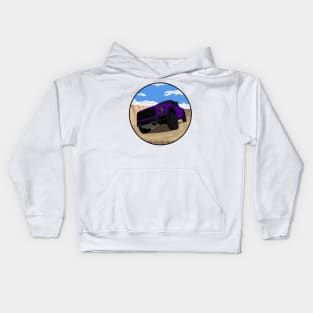 RAPTOR PURPLE Kids Hoodie